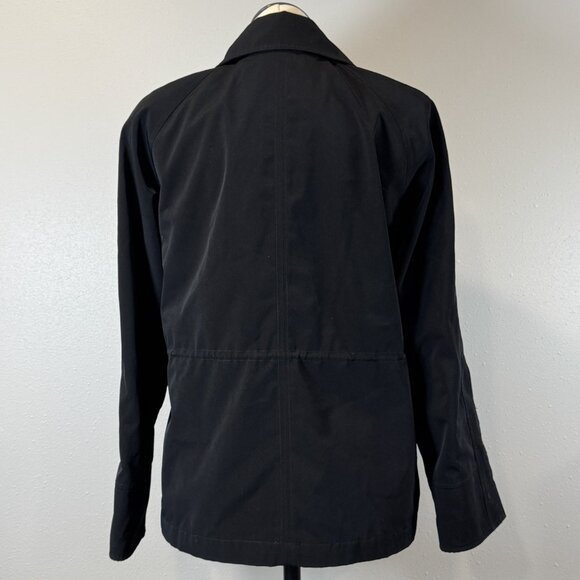 ESPRIT Womens Size XL Black Zip Front Utility Jacket Drawstring Waist Pockets - Picture 3 of 15